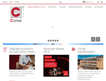 Tablet Screenshot of comel.co.rs
